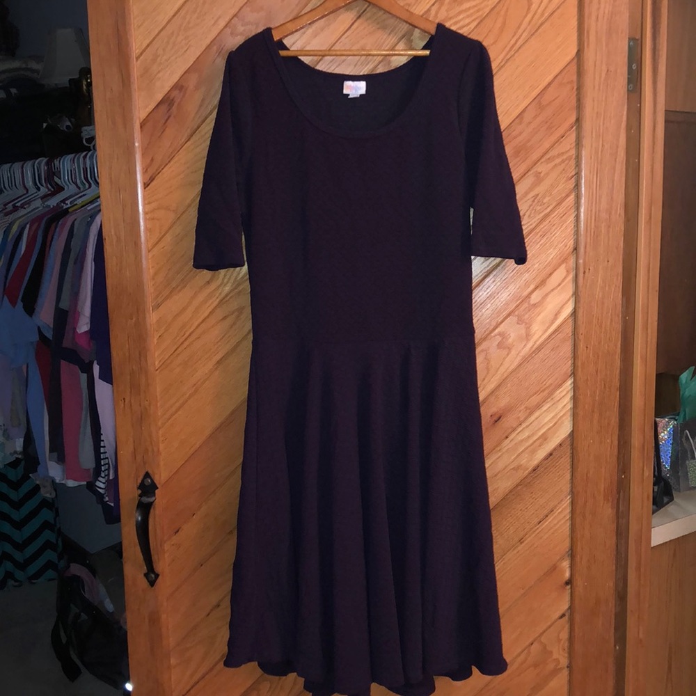 LuLaRoe Dress Purple 3X